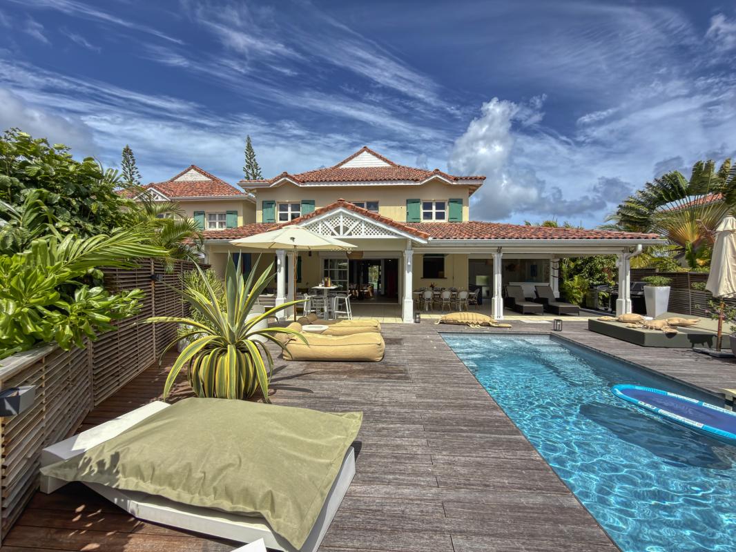 9.Location villa 4 chambres piscine saint françois guadeloupe - Vue mer
